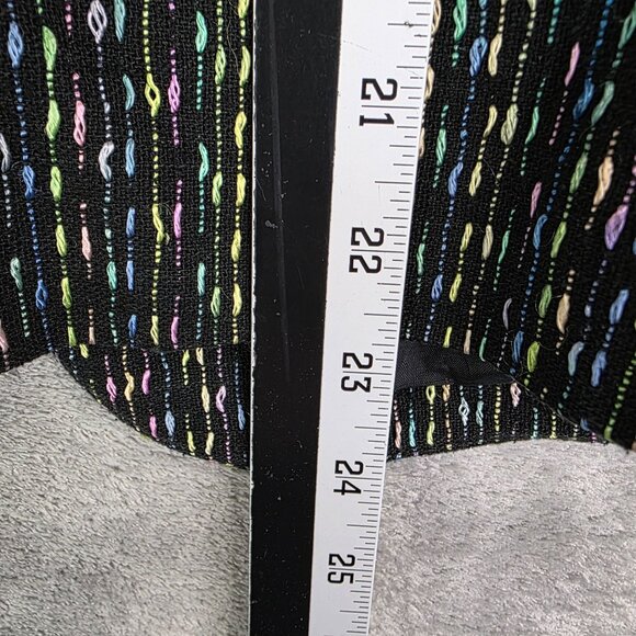 Womens Allison W Multicolor Striped Blazer Jacket Silk & Rayon Blend Size S - Picture 7 of 9